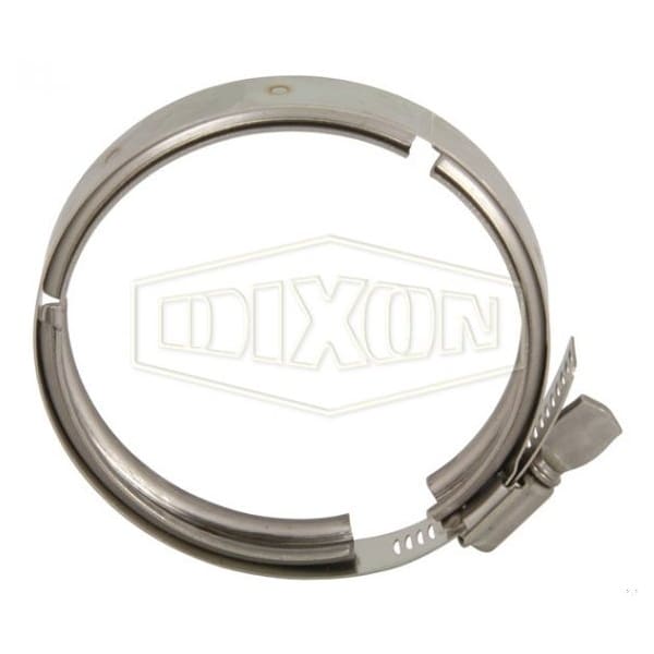 Dairy Clamp, 3 in Tube, 304 SS, Domestic
